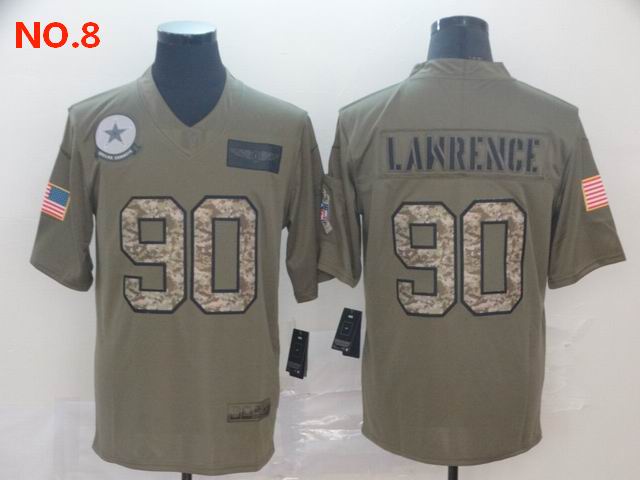 Men's Dallas Cowboys #90 DeMarcus Lawrence Jersey NO.8;